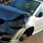 Suzuki SX4 2007-2012 in a junkyard in the USA Suzuki