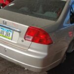 Honda Civic 2001-2002 in a junkyard in the USA Honda