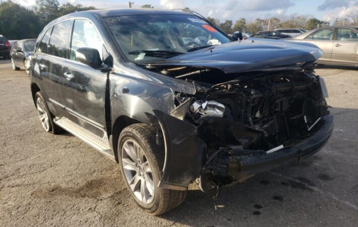 Acura MDX 2010-2013 in a junkyard in the USA Acura