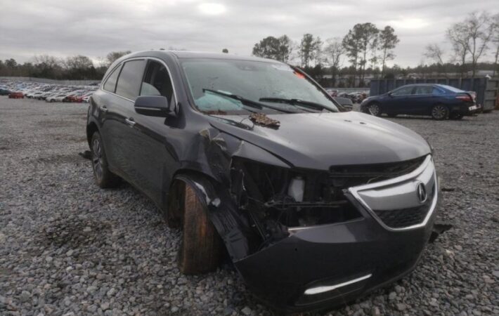 Acura MDX 2014-2016 in a junkyard in the USA Acura