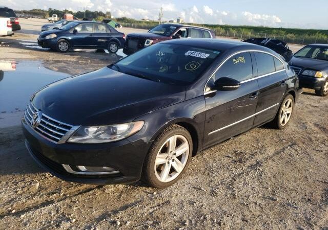 Volkswagen Passat CC 2012-2016 in a junkyard in the USA Volkswagen