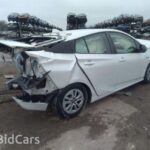 Toyota Prius 2015-2018 in a junkyard in the USA Toyota