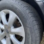 Subaru Tribeca 2005-2007 in a junkyard in the USA Subaru