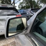 Cadillac SRX 2003-2009 in a junkyard in the USA