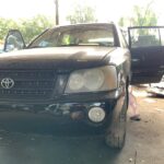 Toyota Highlander 2000-2003 in a junkyard in the USA Toyota