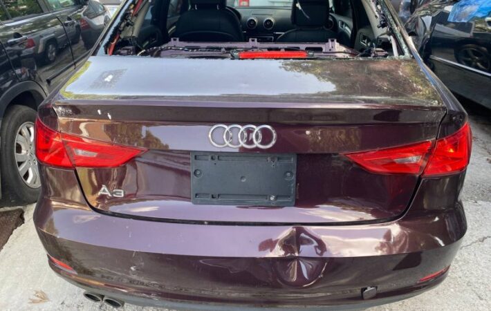 Audi A3 2013-2016 in a junkyard in the USA Audi