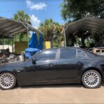 BMW 530i 2005-2007 in a junkyard in the USA