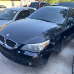 BMW 530i 2005-2007 in a junkyard in the USA BMW