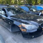 BMW 530i 2005-2007 in a junkyard in the USA