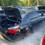 BMW 530i 2005-2007 in a junkyard in the USA