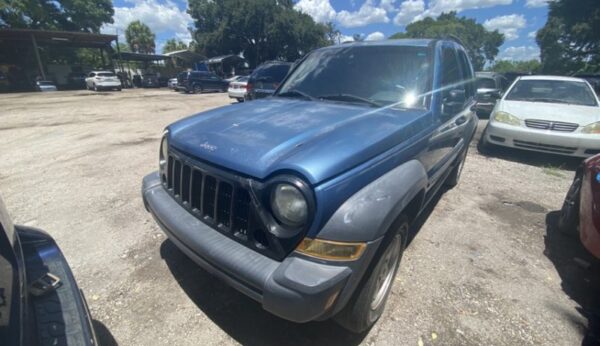 Jeep Liberty 2004-2007 in a junkyard in the USA