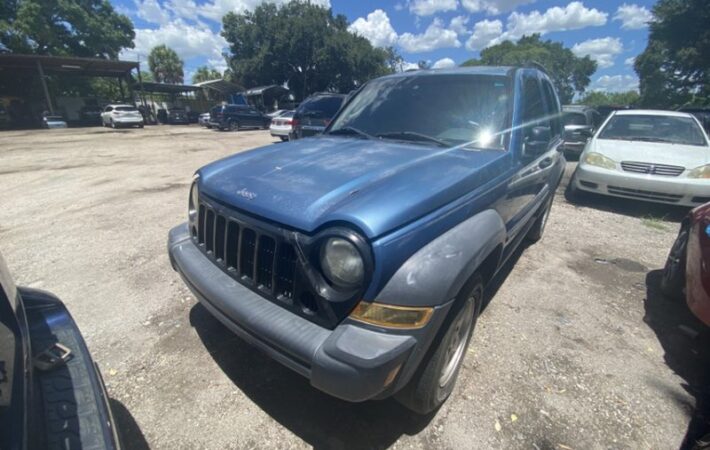 Jeep Liberty 2004-2007 in a junkyard in the USA Liberty 2004-2007