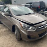 Hyundai Accent 2011-2017 in a junkyard in the USA