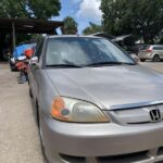 Honda Civic 2000-2002 in a junkyard in the USA Honda