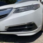 Acura TLX 2014-2017 in a junkyard in the USA