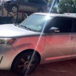 Scion xB 2007-2010 in a junkyard in the USA Scion