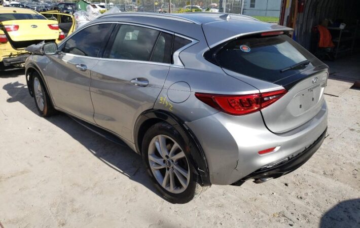 Infiniti QX30 2015-2019 in a junkyard in the USA Infiniti