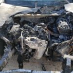 Infiniti QX30 2015-2019 in a junkyard in the USA Infiniti