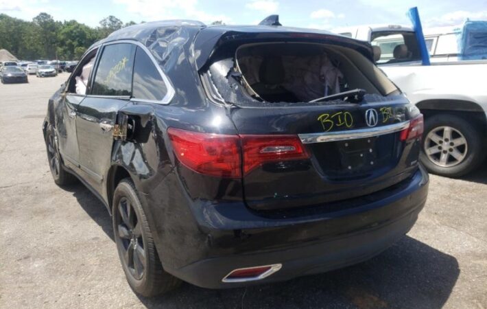 Acura MDX 2014-2016 in a junkyard in the USA Acura