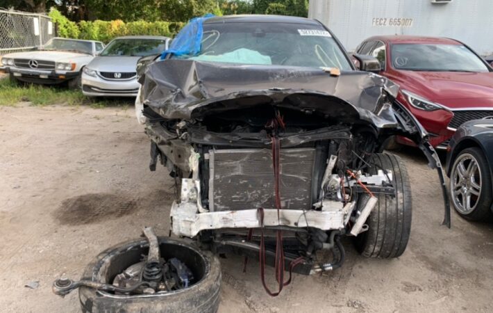 BMW X6 2015-2019 in a junkyard in the USA BMW