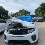 Land Rover Land Rover Range Rover Evoque 2015-2019 in a junkyard in the USA