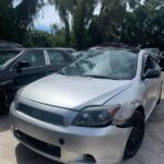 Scion tC 2008-2010 in a junkyard in the USA