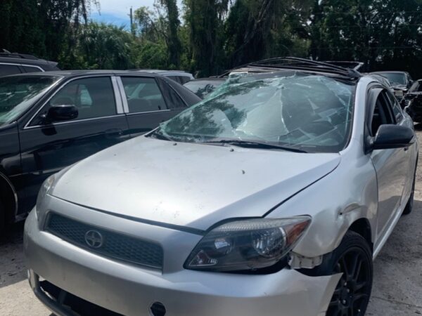 Scion tC 2008-2010 in a junkyard in the USA tC 2008-2010