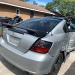 Scion tC 2008-2010 in a junkyard in the USA