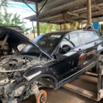 Land Rover Land Rover Range Rover Evoque 2015-2019 in a junkyard in the USA