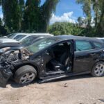 Ford Focus 2014-2017 in a junkyard in the USA Ford