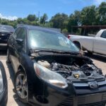 Ford Focus 2014-2017 in a junkyard in the USA Ford
