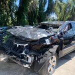 Jeep Grand Cherokee 2010-2013 in a junkyard in the USA