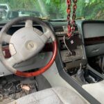 Lincoln Navigator 2002-2006 in a junkyard in the USA Lincoln