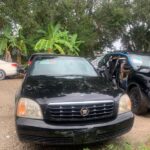 Cadillac DeVille 1999-2005 in a junkyard in the USA