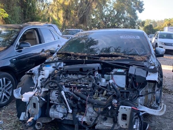 Volkswagen Passat B8 2015-2018 in a junkyard in the USA Volkswagen