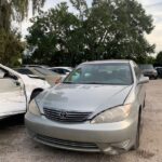 Toyota Camry 2004-2005 in a junkyard in the USA