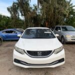 Honda Civic 2014-2015 in a junkyard in the USA Honda