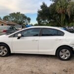 Honda Civic 2014-2015 in a junkyard in the USA Honda