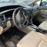 Honda Civic 2014-2015 in a junkyard in the USA Honda