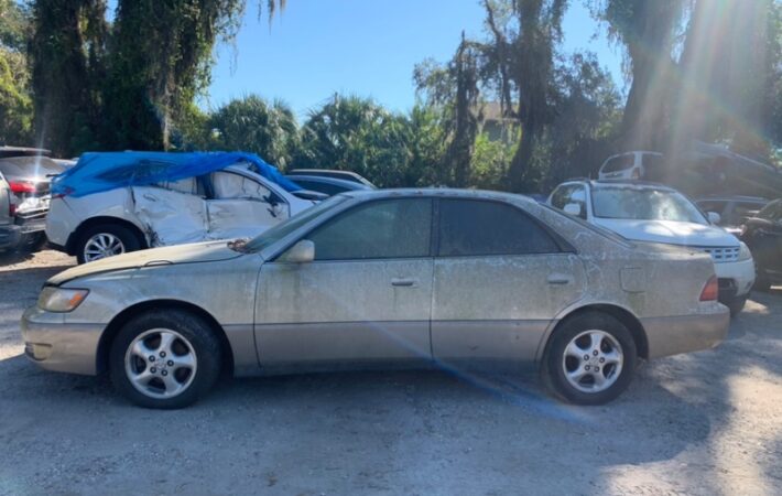 Lexus ES300 1996-1998 in a junkyard in the USA Lexus