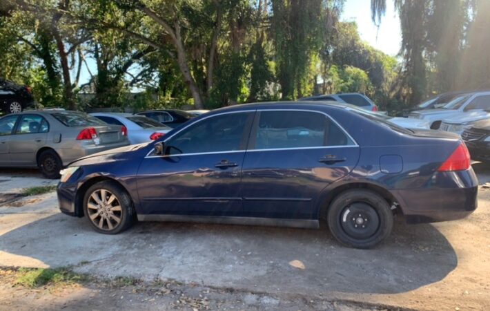 Honda Accord 2005-2007 in a junkyard in the USA Honda