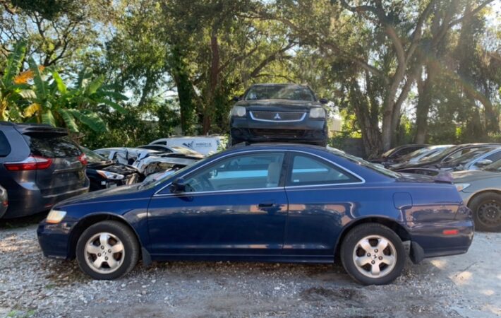 Honda Accord 2000-2002 in a junkyard in the USA Honda