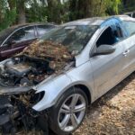 Volkswagen Passat CC 2012-2016 in a junkyard in the USA Volkswagen