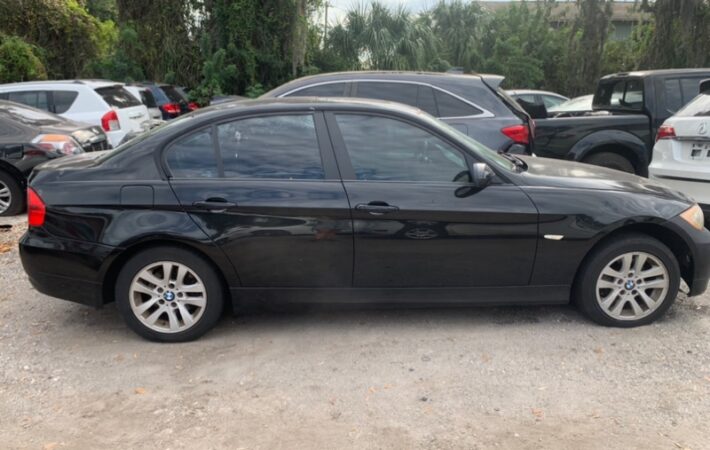 BMW 328i 2005-2007 in a junkyard in the USA BMW