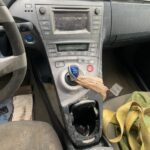 Toyota Prius 2012-2014 in a junkyard in the USA Toyota