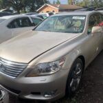 Lexus LS460 2009-2012 in a junkyard in the USA Lexus