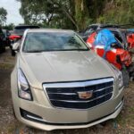 Cadillac ATS 2014-2023 in a junkyard in the USA Cadillac