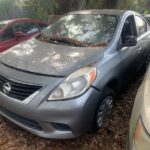 Nissan Versa 2011-2014 in a junkyard in the USA