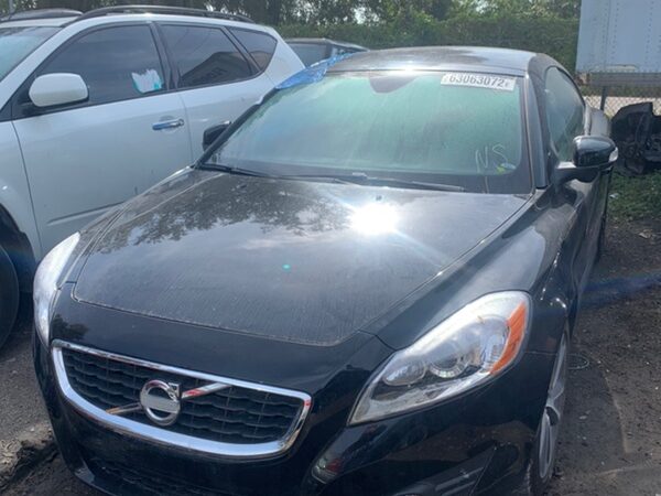 Volvo C70 2009-2013 in a junkyard in the USA Volvo