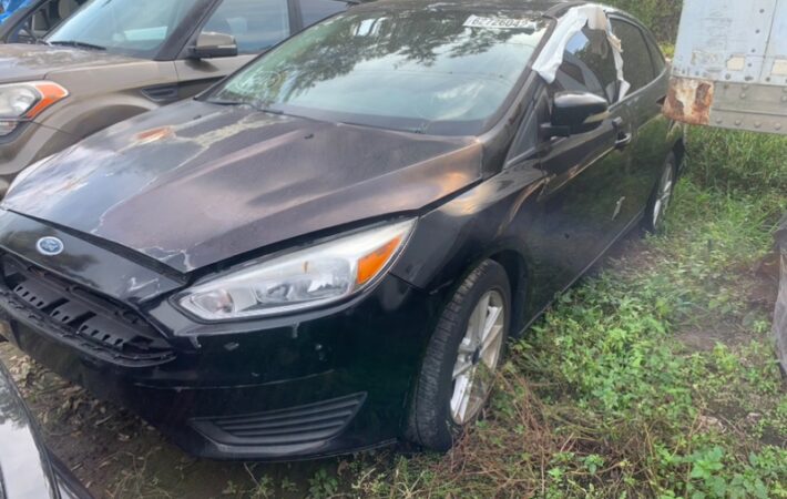 Ford Focus 2014-2017 in a junkyard in the USA Ford